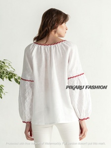 Haut de créateur à manches longues et broderie, à la mode, décontracté, pour Halloween, prix de gros - Product Image 5