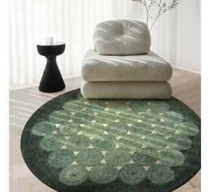 Alfombra de lana y acrílico con mechones a mano personalizada de lujo, Alfombra de área de alta calidad 160*230, decoración de suelo de algodón, 1 pieza MOQ - Product Image 3