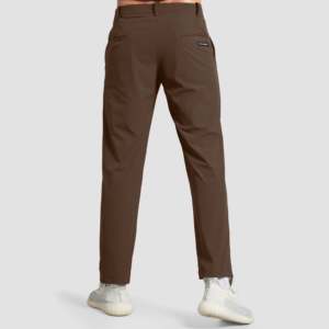 Pantalones Rectos GA Marrones para Ropa de Golf - Product Image 2