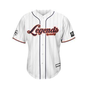 Custom logo Plain Baseball <b>Jersey</b> Button up Stripe Shirts Polyester <b>Sports</b> <b>Jersey</b> Baseball Wear Uniforms for Adults Kids - Product Image 5