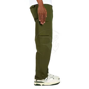 Loose Fit <b>Nylon</b> <b>Jogger</b> Trousers With Zipper Pockets And Elastic Ankles straight <b>Nylon</b> Baggy Trousers - Product Image 6