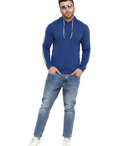 Été manches longues avec capuche Chemises Streetwear personnalisées 220Gsm O-neck Oversize Cotton T-shirt Printed Unisex Breathable T-shirt - Product Image 1