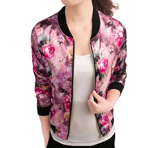 Chaqueta Bomber de Invierno para Mujer, Nueva, Elegante, de Manga Larga, Satinada, Impermeable, Transpirable, Informal, Talla Adulto, Gran Venta - Product Image 1