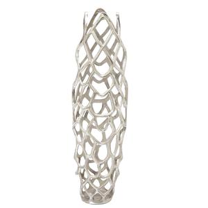 Florero niquelado de aluminio de alta calidad para decoración de piso de boda y jarrón decorativo de mesa para flor - Product Image 1