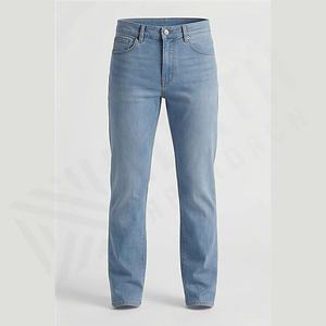 Pantalones Vaqueros de Mezclilla para Hombre 2025, Pantalones Ajustados, Vaqueros Ajustados para Hombre, Venta al por Mayor de Fábrica, Transpirables, Rectos, Servicio OEM - Product Image 1