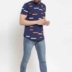 Crew Fitness 100% algodón Camiseta de punto de gran tamaño para hombres impresión gráfica personalizada patrón sólido al por mayor para niños - Product Image 5