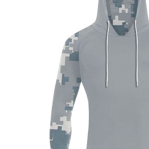 Camisa de Pesca con Capucha de Manga Larga con Camuflaje Gris para Hombre, Protección Solar UPF 50, Anti UV, Secado Rápido, Transpirable, Ropa Deportiva para Pesca al Aire Libre para Adultos - Product Image 2