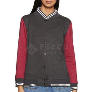 แจ็กเก็ตผู้หญิงขนาดใหญ่แจ็กเก็ตเลตเตอร์แมนวัสดุทนทานแจ็คเก็ตตัวอักษรใส่สบาย - Product Image 1