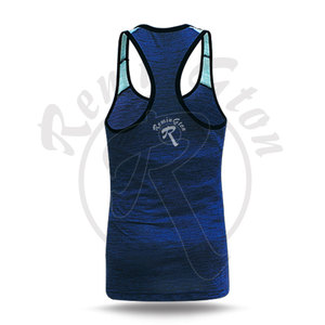 Camiseta sin mangas de alta calidad para mujer, camiseta sin mangas de secado rápido transpirable de algodón 100%, camiseta sin mangas de algodón para gimnasio - Product Image 2