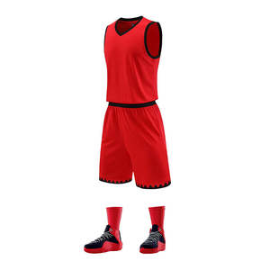 Conjuntos de Uniformes de Baloncesto Sublimados Personalizados para Hombre, Sin Mangas, Transpirables, Tallas Grandes, Verano, 100% Poliéster, Secado Rápido, Alta Calidad - Product Image 1