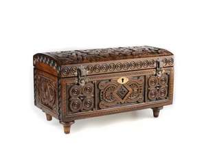 Beautifully Carved <b>Large</b> Wooden Jewellery Box Artisan Craft Home Decoration for Christmas Elegant <b>Candle</b> Stand - Product Image 6