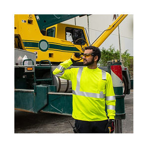 Viky Industries Camiseta de seguridad de poliéster 100% para hombre Ropa de trabajo de manga corta hecha en Pakistán Uniformes de servicio OEM - Product Image 3