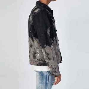 Meilleur prix 2024, veste en jean pour homme, design personnalisé, couleur denim, 100% coton, fabrication OEM, qualité supérieure, provenance Pakistan, directement de l'usine. - Product Image 4