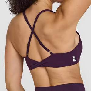 Soutien-gorge de sport personnalisable Moderne, soutien et ultra confortable pour le yoga, la course et les séances à fort impact Spandex Nylon - Product Image 3