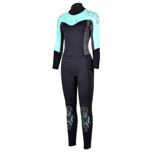 Combinaison de plongée sans couture en néoprène 3,0 mm anti-UV pour femme Aropec, super extensible, avec logo avant et fermeture éclair arrière, tailles S-3XL - Product Image 2