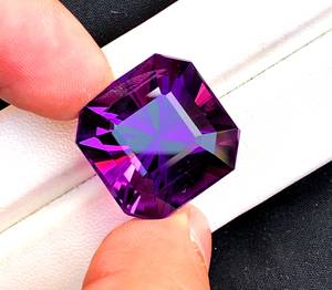เบาะธรรมชาติตัดอเมทิสต์อัญมณีหลวมคริสตัล Cabochon IGI ได้รับการรับรองสำหรับผู้ชายผู้หญิงเครื่องประดับเทศกาลของขวัญพิเศษ - Product Image 4