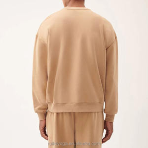 สเวตเชิ้ตสำหรับผู้ชายและผู้หญิงเสื้อสเวตเชิ้ตแบบสั่งตัดผ้าคอตตอน95% 260กรัมผ้าสแปนเด็กซ์5% ใช้ได้ทั้งชายและหญิง - Product Image 5