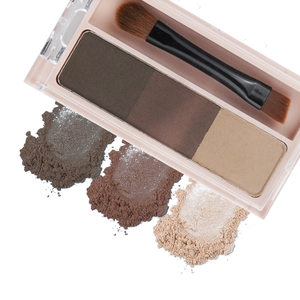 Juego de cejas de fábrica de Taiwán Polvo de cejas natural altamente pigmentado Ideal para maquillaje diario - Product Image 3