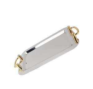 Plateau de service en acier inoxydable de qualité supérieure, parfait pour les restaurants hôtels services de restauration et les installations de divertissement à domicile élégantes - Product Image 1