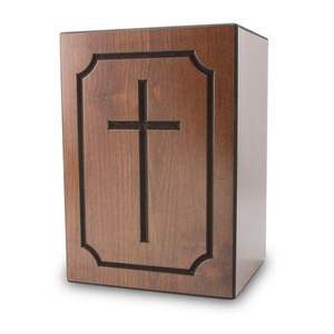 Urna Funeraria de Madera Pulida de Excelente Calidad, Estilo Americano, Ecológica, Duradera, Personalizable OEM/ODM, Decorativa para Adultos - Product Image 3