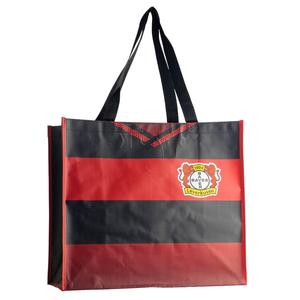 Venta al por mayor, portátil, reutilizable, respetuoso con el medio ambiente, logotipo personalizado, bolsas de tela tejida PP, bolsas de compras tejidas PP - Product Image 2