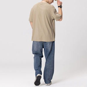 Concevez votre propre logo T-shirts en coton pour hommes T-shirt au design personnalisé pour hommes Streetwear T-shirt pour hommes - Product Image 3