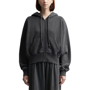 2025 nouveau hiver mode imprimé sweat pour femmes à manches longues pull solide Streetwear poche haute qualité 100% coton - Product Image 5