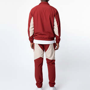 Coupe-vent d'hiver respirant en coton tissé pour homme, nouvelle collection premium, imprimé, avec fermeture éclair contrastante, style streetwear, survêtement - Product Image 2