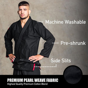 Traje de Karate de alta calidad con cinturón Logotipo personalizado Uniforme de artes marciales ligero y cómodo para entrenamiento y lucha - Product Image 2