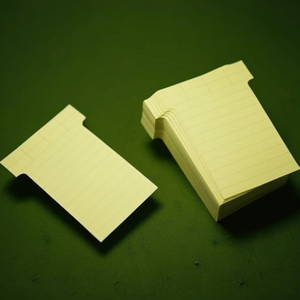 ULTRADEX 60 x 85 mm Cartulina Forrada Amarillo Claro 170 g/m² 100 Unidades/Paquete para Tarjetas y Notas - Product Image 3