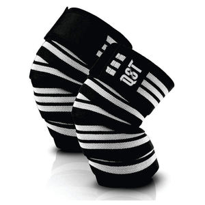 Soutien du genou élastique haute tension pour la musculation et la musculation, genouillères de qualité professionnelle avec fermeture sécurisée - Product Image 1