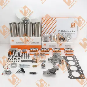 Kit de reparo de peças de motor diesel 4tne94 4d94le 4d94-1 4tne94l overhaul para komatsu yanmar diesel kit de peças de reparo de motor