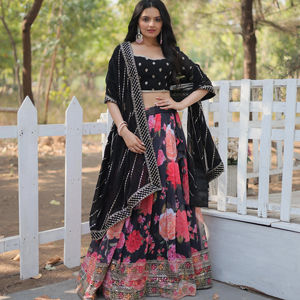 ผ้าจอร์เจียเเฟนเช็ตปักลวดลายผ้าเเฟบโซนจากดีไซน์ล่าสุด - Product Image 1