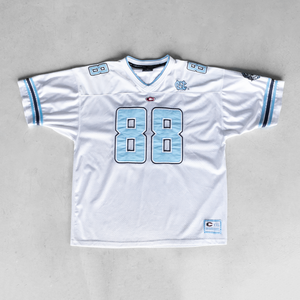 Maillot de football américain rétro en maille conçu sur mesure en gros culture surdimensionnée respirante à séchage rapide imprimée par sublimation - Product Image 1