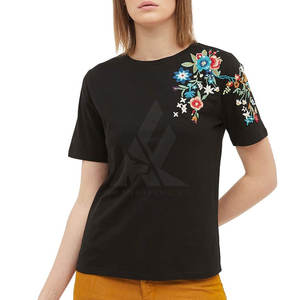 Camisetas Casuales para Mujer a Precio Razonable, Ecológicas, 100% Algodón, Transpirables, de Secado Rápido para Verano, la Mejor Calidad, Hechas en Pakistán - Product Image 1