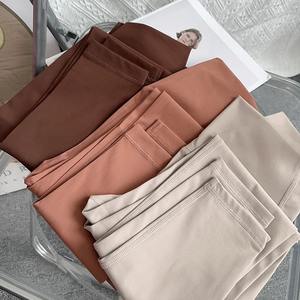 Mallas de cintura alta para gimnasio para mujer, mallas ajustadas sin costuras con ácido encubierto, trajes de entrenamiento suave para Fitness, pantalones de Yoga con patrón sólido - Product Image 2