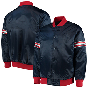 Chaqueta Universitaria de Invierno de Alta Calidad Hecha a Mano, Ecológica, Estilo Letterman, Personalizada, Color OVO, Mangas 100% Seda para Hombre - Product Image 1