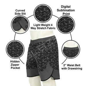 Fabricante de ropa al por mayor 2 en 1 Camo Shorts Hombres Cool Luxury Mesh Jogger Fundamental Sublimation Print Shorts - Product Image 6