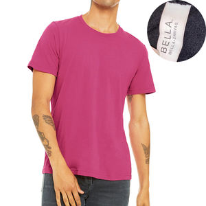 Bella + เสื้อยืดผ้าแคนวาสแขนสั้นทำจากผ้าฝ้ายโพลี-3650-สีชาร์โคล - Product Image 2