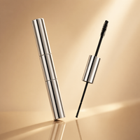 Mascara à cils noir épais bouclé allongeant de bonne qualité Volume supplémentaire 2 en 1 Mascara végétalien imperméable Logo personnalisé