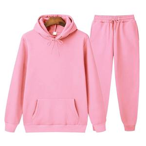 2025 Unisex Hoodie 100% Cotton Sportswear Breathable Fitness Gym Jogger <b>Running</b> Set Winter Sports Tracksuit Plus Size Feature - Product Image 4