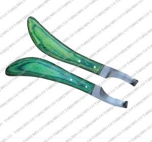 Couteau à sabot pour équins, main gauche droite, outil de coupe pour maréchal-ferrant vétérinaire, par TARIQ MFG CO CE ISO EU - Product Image 6