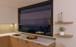 Aluminum Alloy Sliding Window with Black Frame <b>Folding</b> <b>Screen</b> Modern Design for Exterior Residential Use Lifetime Warranty - Product Image 3