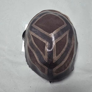 Taz Hair MGM Model Perruque Toupet pour Homme en Cheveux Humains Remy Indiens, Lace Front, Ondulation Water Wave, Souple, Systèmes de Prothèses Capillaires - Product Image 3