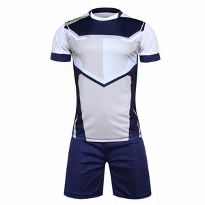 ชุดเสื้อฟุตบอลโพลีเอสเตอร์สำหรับทั้งชายและหญิงชุดเสื้อฟุตบอลสำหรับการฝึกซ้อมแบบสบายโลโก้ตามต้องการ - Product Image 6