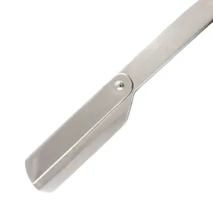 Etiqueta privada Metal clásico De Saftey Razer Latón Reutilizable Mango largo Doble filo Afeitado Maquinilla de afeitar de seguridad para hombres - Product Image 6