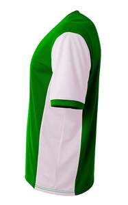 Maillots de football de qualité supérieure 100% polyester respirant antibactérien, impression de logo personnalisé, col rond, maillot de football d'entraînement - Product Image 5