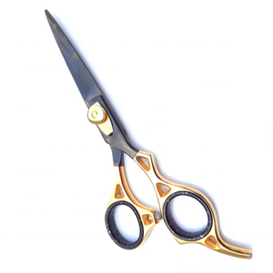 Ciseaux de coupe de cheveux professionnels Rasoir de barbier en acier inoxydable de meilleure qualité avec lame droite tranchante pour l'entraînement à la beauté - Product Image 6