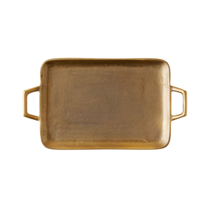 Set Of 3 Brass Serving Trays In Gold Finished Custom Shape For Home Hotels Restaurant <b>Tabletop</b> Food Serving Trays - Product Image 4