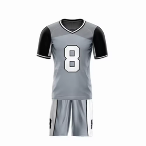 Uniforme de fútbol americano con bandera de secado rápido, sublimación personalizada, conjunto de pantalones cortos de Jersey de fútbol americano profesional para jóvenes - Product Image 6